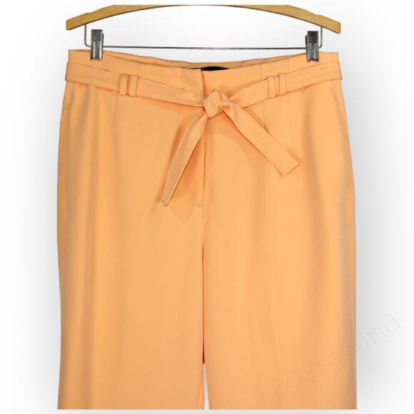 Sz 8 WHBM Fluid PantSuit Blazer + Belted Tapered Ankle Pant RayofLight - Picture 8 of 14